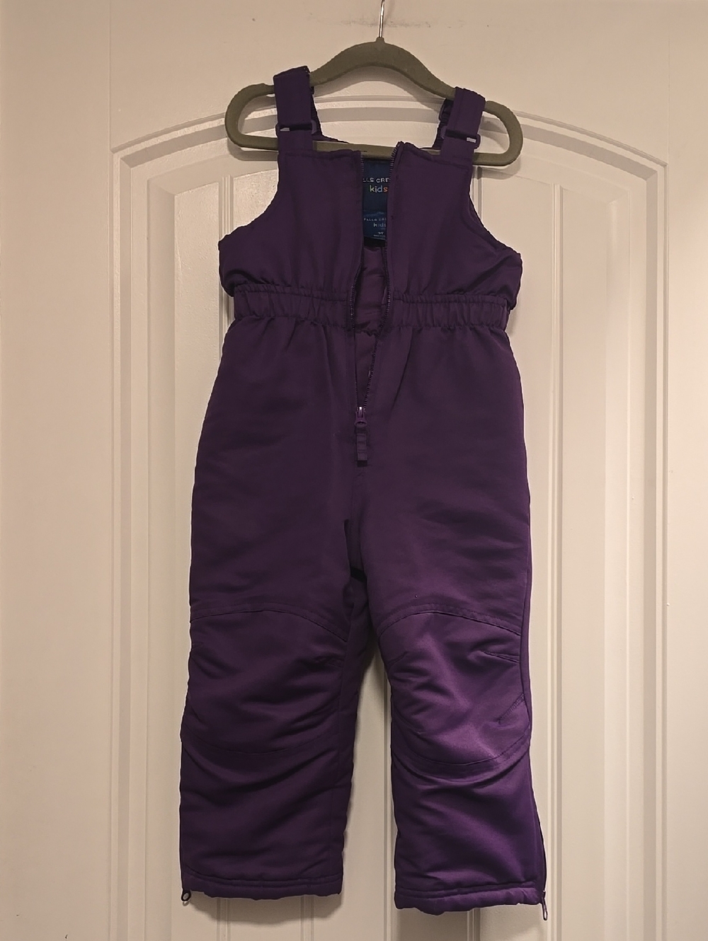 🌟7/25$ Falls Creek Purple Kids Snow Bibs